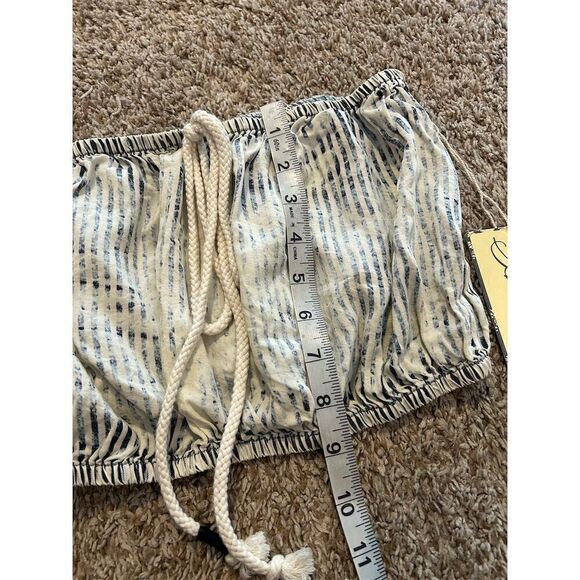 Vintage Havana Women's Striped Smocked Bandeau Top Multicolor Size M - Picture 8 of 8